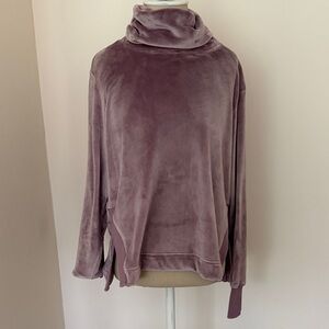 Athleta Soft Mauve Turtleneck Sweater